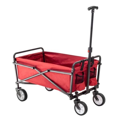 Lauko transportavimo vežimėlis MIR501 raudonas