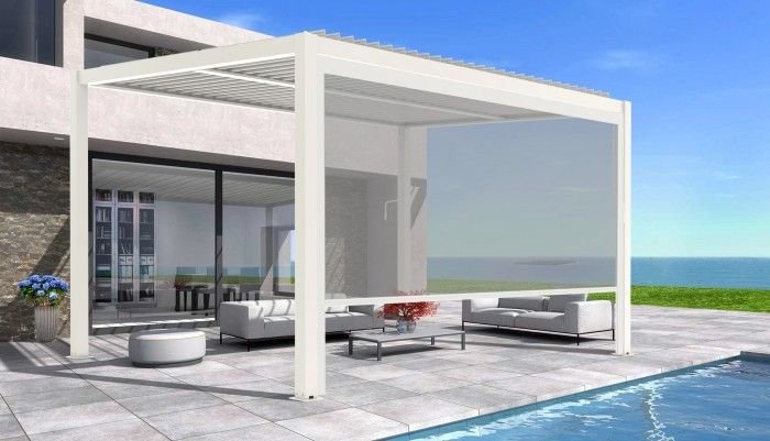 3M elektrinė markizė Luxe pavėsinei, balta
