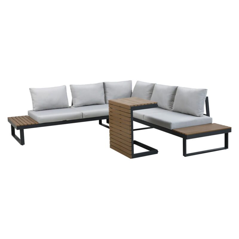 Marbella lauko baldai su kampine sofa