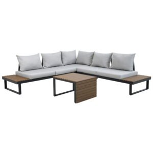 Marbella lauko baldai su kampine sofa