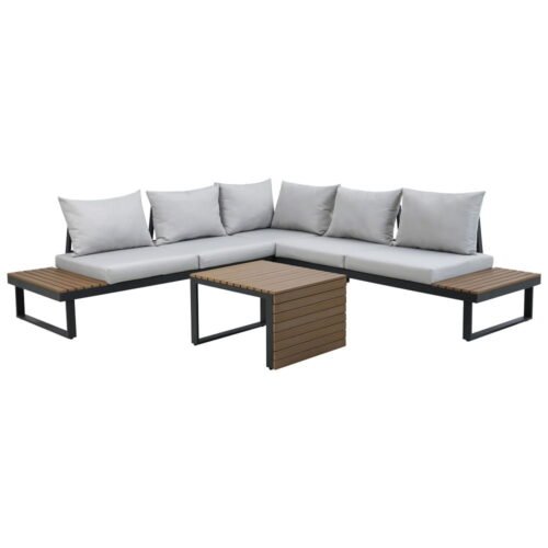 Marbella lauko baldai su kampine sofa
