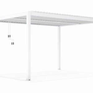 Liukso lauko pavėsinė 3 x 4 m balta