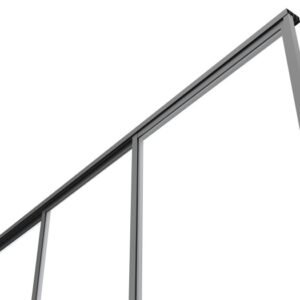 3M stiklo stumdomos durys Luxe pavėsinei, antracitas