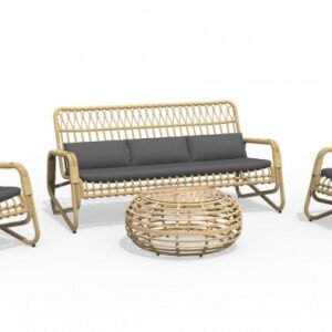 Willow Natural CS 2 lauko baldai su kavos staliuku