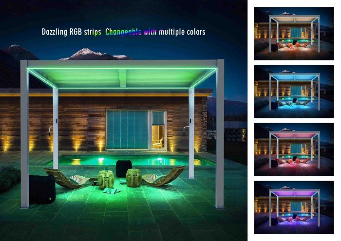 Rgb 3x3 LED rinkinys