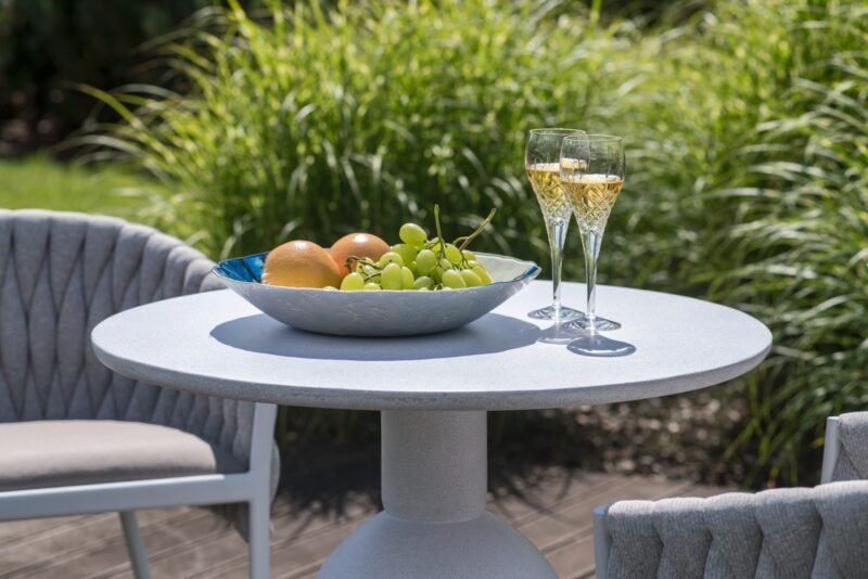 Coffee table Kampala white 80x73cm Miloo Home