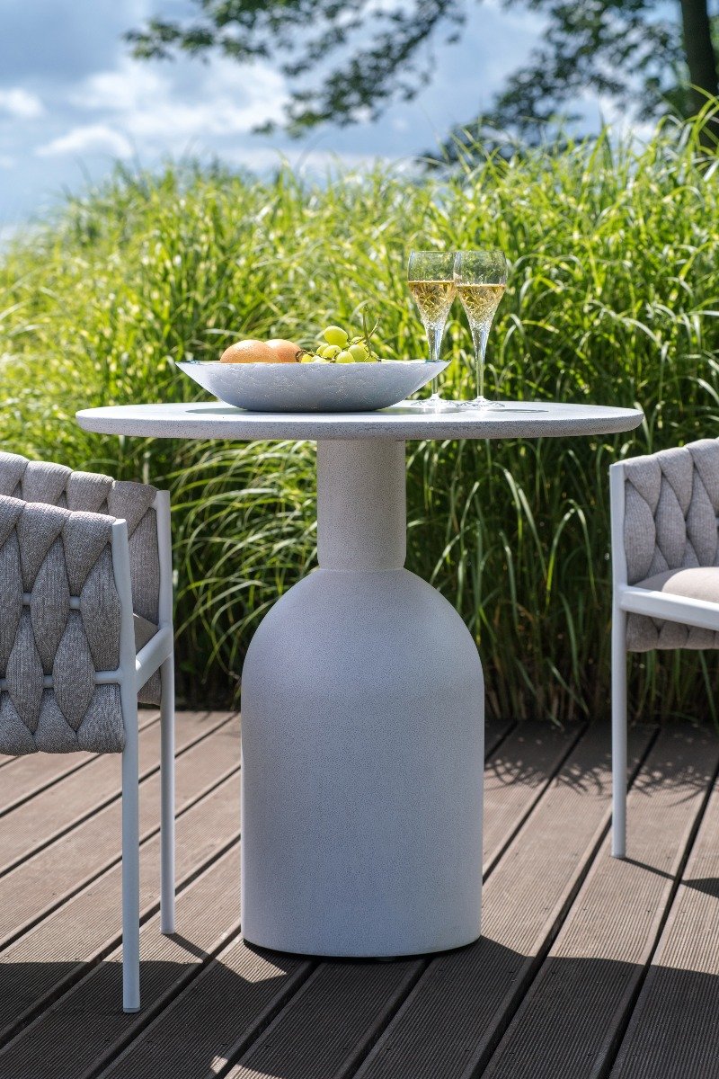 Coffee table Kampala white 80x73cm Miloo Home