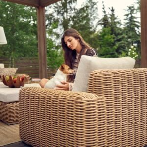 Fotelis Maje Sand 116x99x73 cm