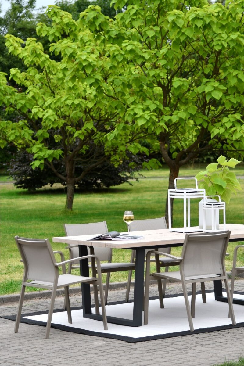 Sodo kėdė Faro smėlio spalvos 57x63x83cm Miloo Home