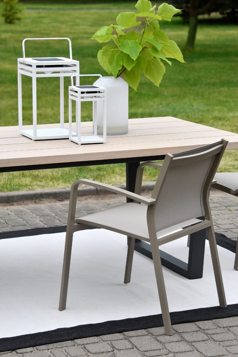 Sodo kėdė Faro smėlio spalvos 57x63x83cm Miloo Home