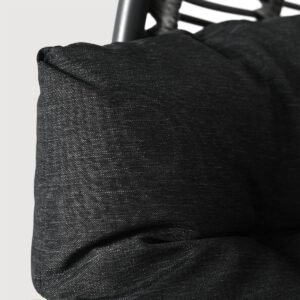 Hanging chair cushion for Cocoon De Luxe - black by Miloo Home