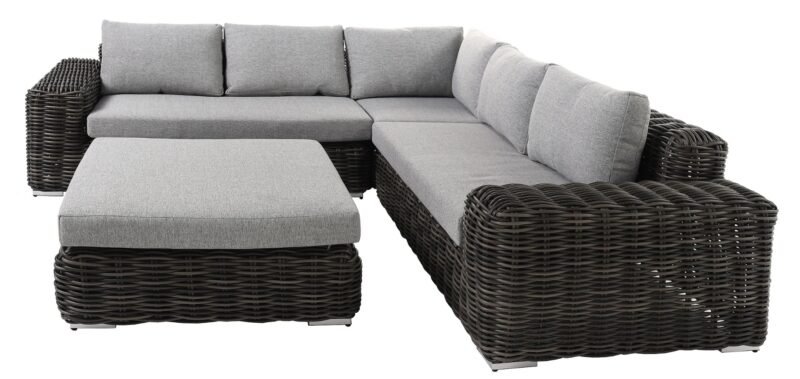 Miloo Home Maje Grey 4-Piece Garden Set 267x267x73cm