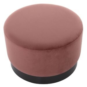 Pufa New Nero 55x35cm velvet powder rose