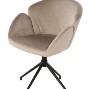 Swivel chair Leaf 60x60x76cm beige