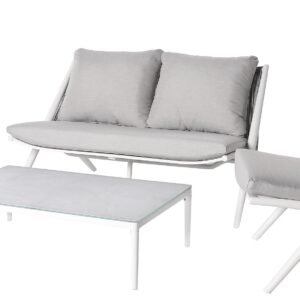 Stalas „Beri White“ 110x60xh32cm