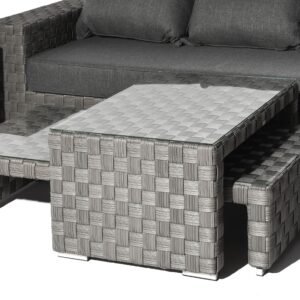 Stalų rinkinys Moma 85x61x47cm