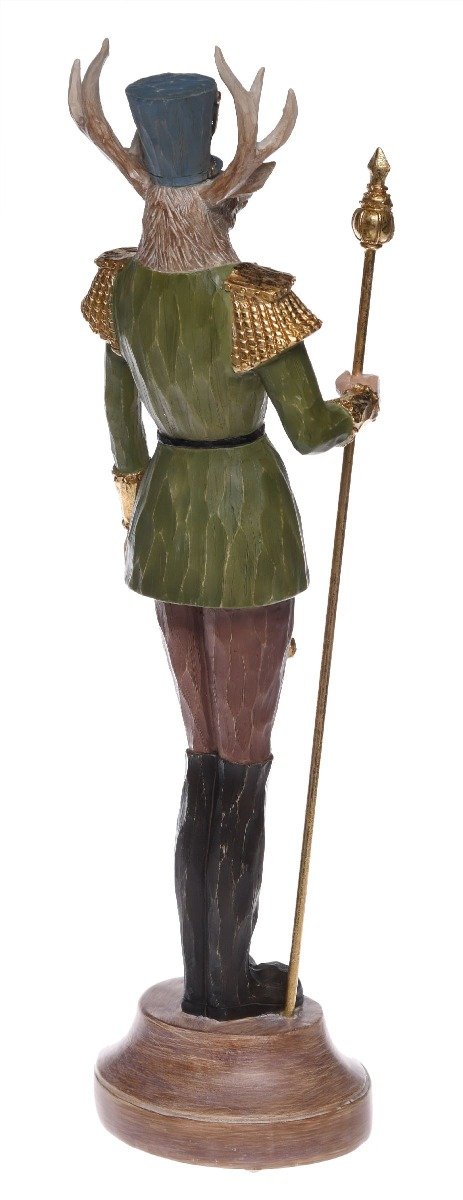 Deer figurine 11x10x42 cm