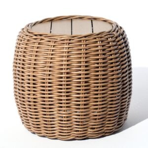 Outdoor table Maje Natural 60x60x50cm by Miloo Home