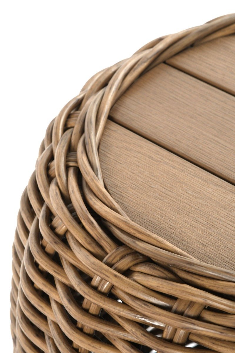 Outdoor table Maje Natural 60x60x50cm by Miloo Home