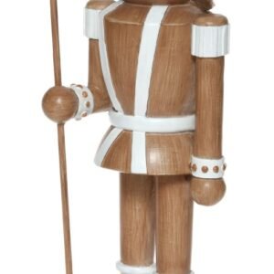 Wooden soldier figurine 11x9x33 cm