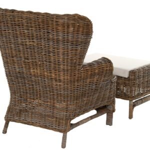 Fotelis su atlošu 83x52x47 cm/ 88x72x107 cm