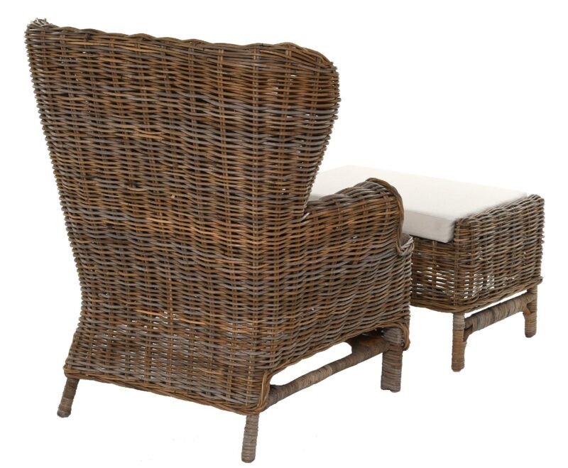 Fotelis su atlošu 83x52x47 cm/ 88x72x107 cm