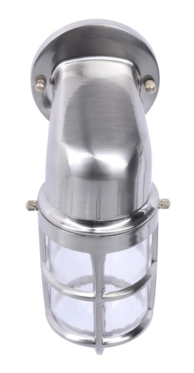 Sconce gamykla žaliavinis nikelis, matmenys 18x25cm.