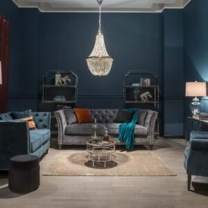 Stovinis šviestuvas „Amphora“ su gaubtu 43x43x170 cm