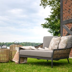 Daybed Cora anthracite 136x127x79cm