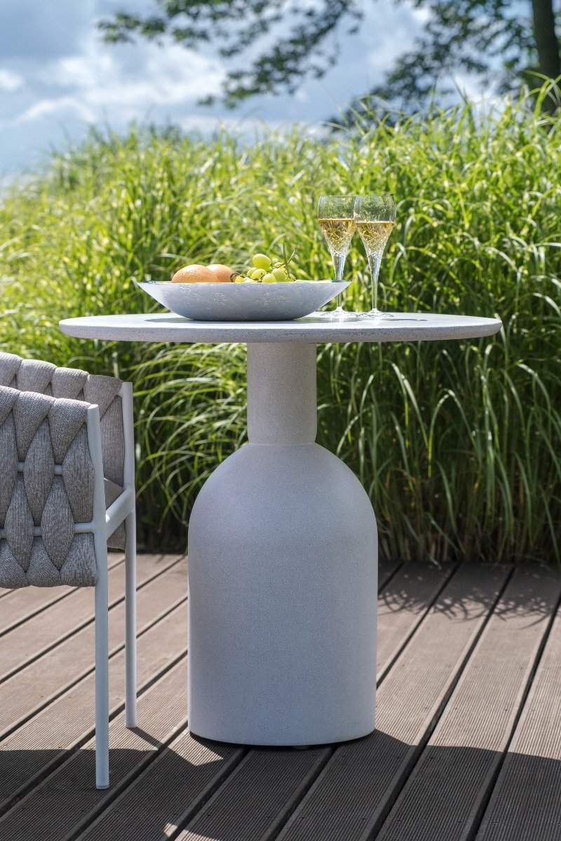 Coffee table Kampala white 80x73cm Miloo Home