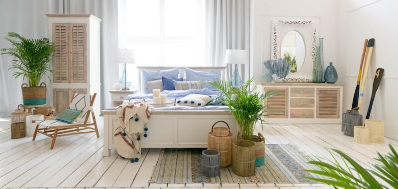 Mėlynas koralas East Hamptons 64x34x54cm