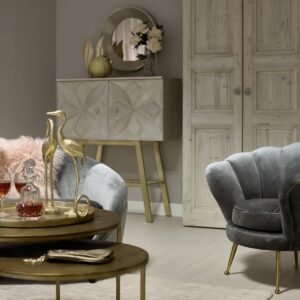 Diva fotelis pilkos spalvos 93x80x78 cm