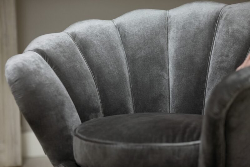 Diva fotelis pilkos spalvos 93x80x78 cm