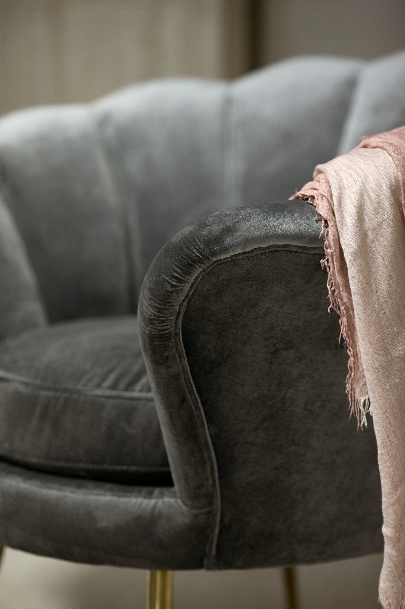 Diva fotelis pilkos spalvos 93x80x78 cm