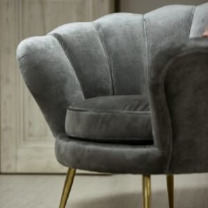 Diva fotelis pilkos spalvos 93x80x78 cm