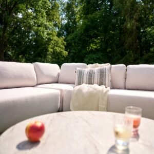 Kampinis svetainės komplektas „Pioverna“ 3 dalių 230x230x70 cm