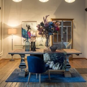 Stovinis šviestuvas „Amphora“ su gaubtu 43x43x170 cm