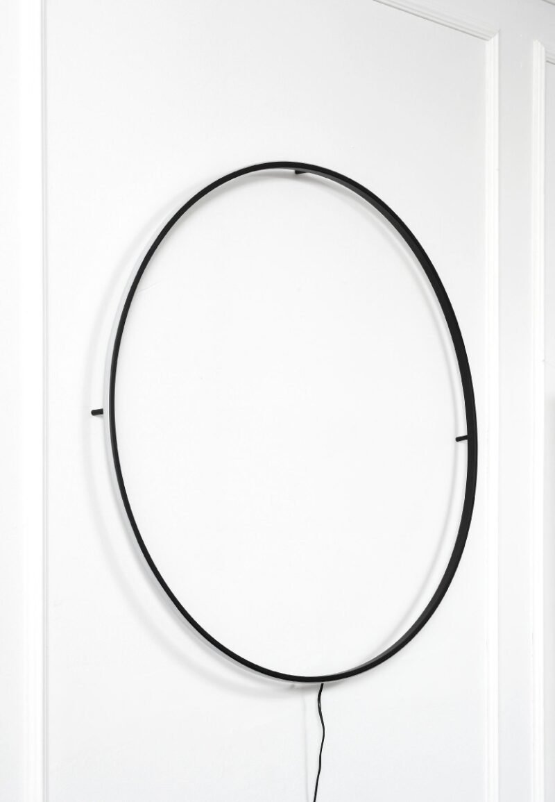 Round LED wall light 100x5cm