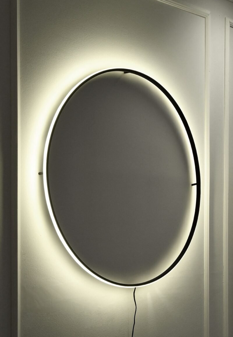 Round LED wall light 100x5cm