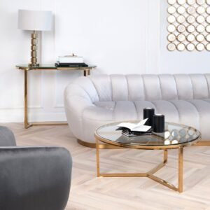 Round coffee table Monroe 90x40 cm