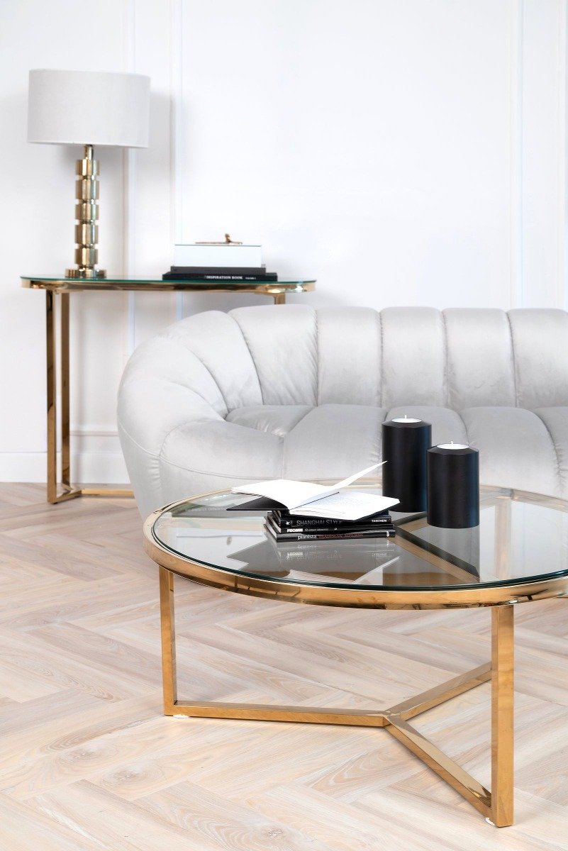 Round coffee table Monroe 90x40 cm