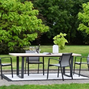 Sodo kėdė Faro pilka 57x63x83cm Miloo Home