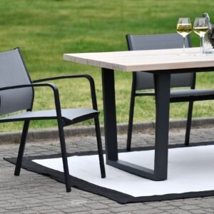 Sodo kėdė Faro pilka 57x63x83cm Miloo Home