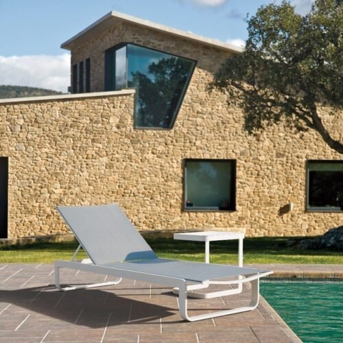 Gultas Ibiza baltas 199x69x30cm Miloo Home