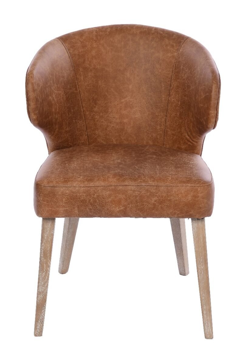 Dining chair Vermont brown 55x63.5x81 cm by Miloo Home