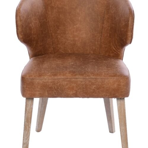 Dining chair Vermont brown 55x63.5x81 cm by Miloo Home