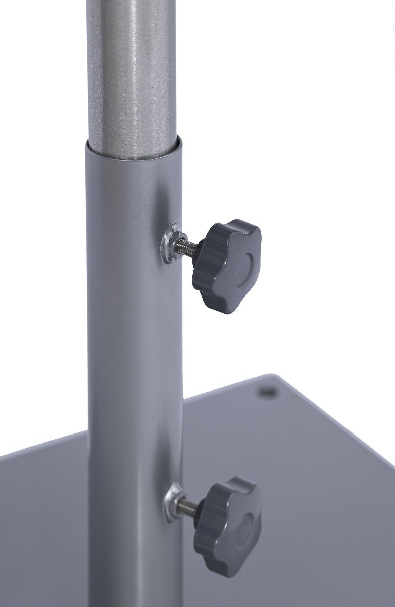 Sodo skėčio pagrindas 60x60 cm, skirtas stiebui, kurio skersmuo 53 mm