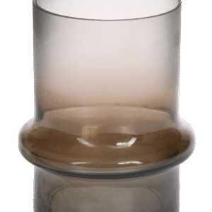 Gold Rim Candle Holder 16x16x21cm