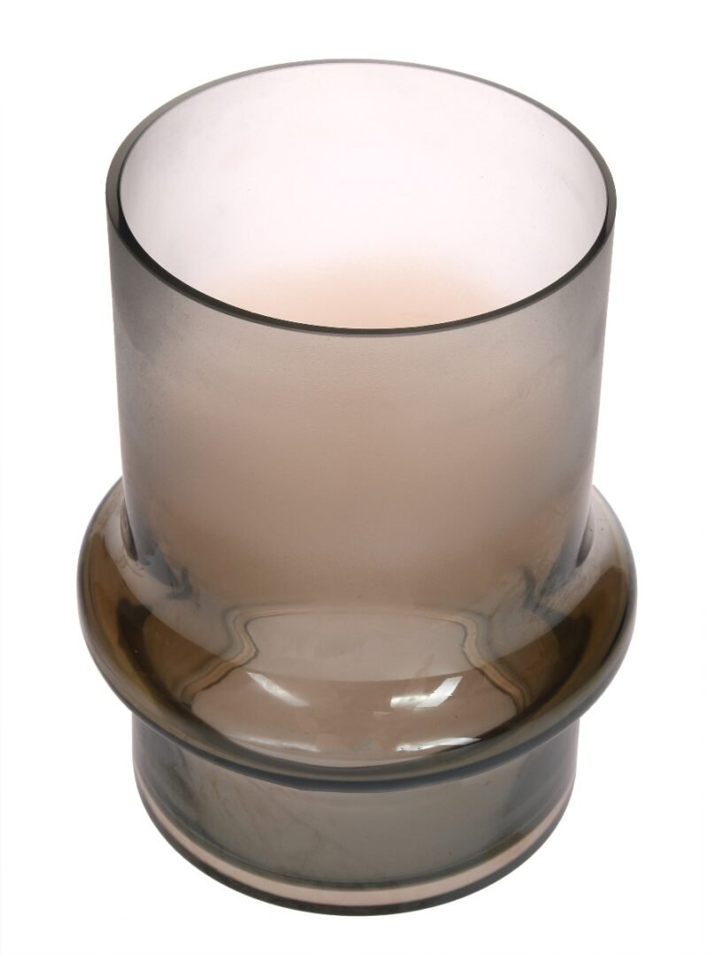 Gold Rim Candle Holder 16x16x21cm