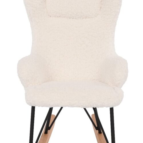 Child's white rocking chair Cuddly 43x67x67cm Miloo Home